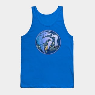 Moon Bubble Tank Top